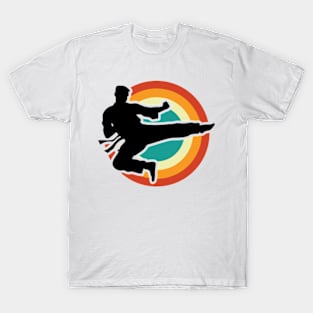 Retro Kung Fu Fighter T-Shirt